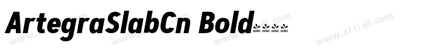 ArtegraSlabCn Bold字体转换